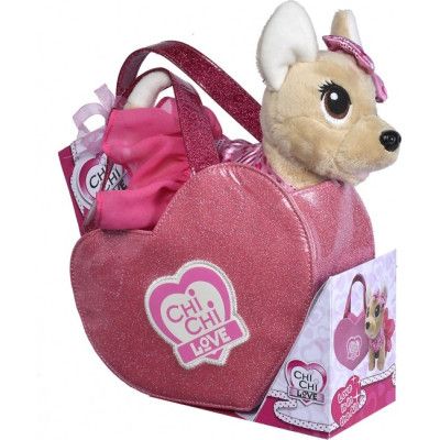 Мягкая игрушка Chi Chi Love Собачка Розовое сердце с сумочкой 20 см (5890055) | Зображення 4