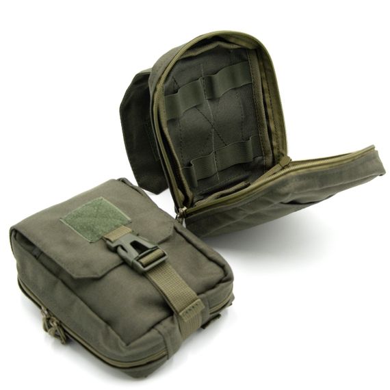 Тактична армійська аптечка Олива темна  Polycordura 900D (утилітарний підсумок, медичний органайзер) | Зображення 1