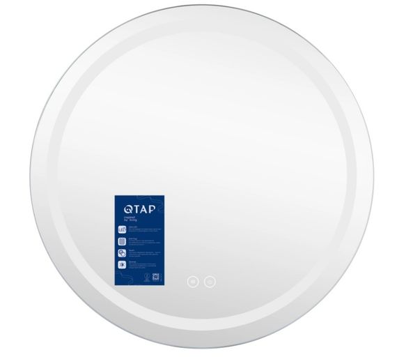 Зеркало Qtap Mideya с антизапотеванием (DC-F803) 600х600 QT2078F803W | Зображення 3