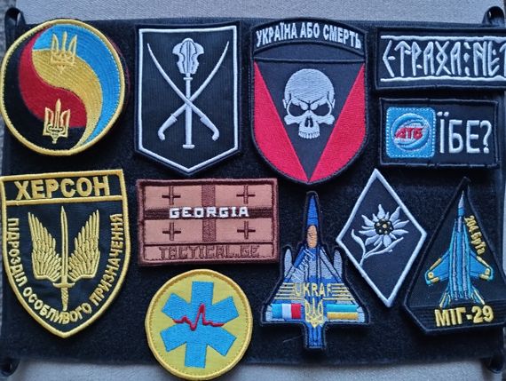 Стенд для шевронов 20*30см (черный)