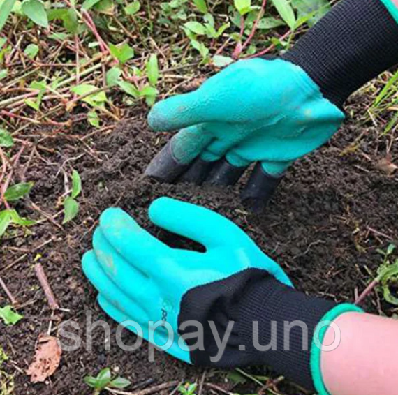 Рукавички пазурі для саду та городу GARDEN GENIE GLOVES | Зображення 3