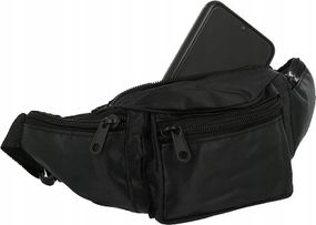 Поясна сумка, бананка Loren  чорна