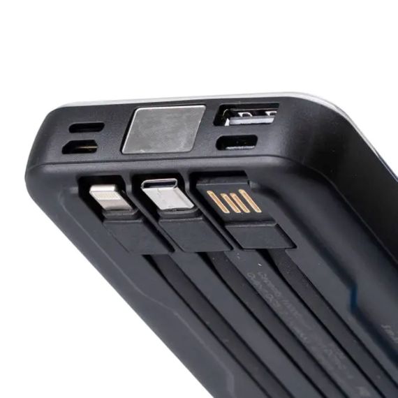 Повербанк з бездротовою зарядкою 10000mah 3 шнури в комплекті X104 | Зображення 2