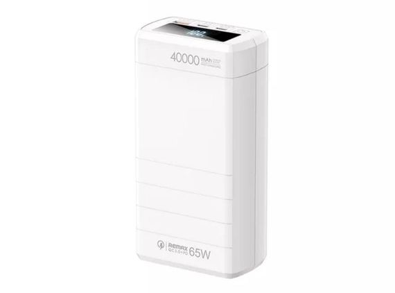Power Bank Remax 40000 mAh 65W RPP-310 повербанк для ноутбуків, планшетів та смартфонів