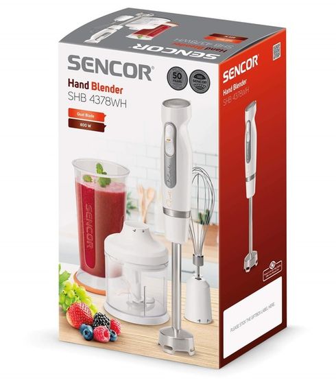 Занурювальний блендер Sencor SHB 4378WH | Зображення 1