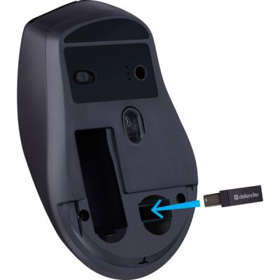 Мышка Defender Effect X MS-095 Wireless Black (52095) | Зображення 6