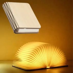 Светильник-книга, ночник книжка VHG Foldable Book Lamp Brown