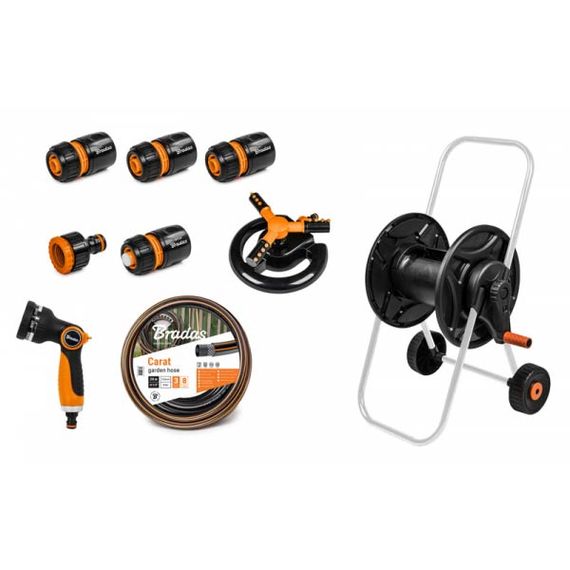 Візок для шланга Bradas BLACK LINE 1/2" 20 м ECO-AG26020SET2