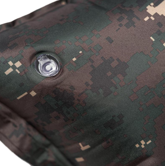 Каремат самонадувной коврик туристический 190x60x3 см с подушкой Ranger Tibet Camo камуфляж 6641 | Зображення 9