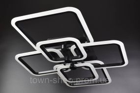 Люстра потолочная LED с пультом A2503/2+2+2-bk Черный 12х59х80 см.