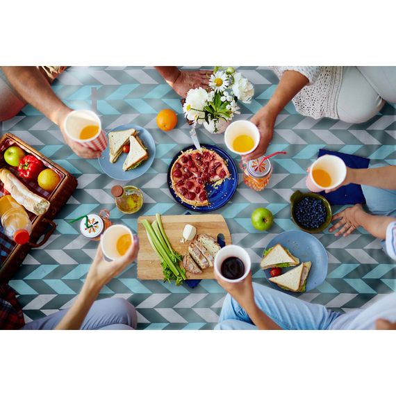 Коврик для пікніка та кемпінгу 4FIZJO 200 x 200 см складний 4FJ0391 (P-5907739317193) | Зображення 4