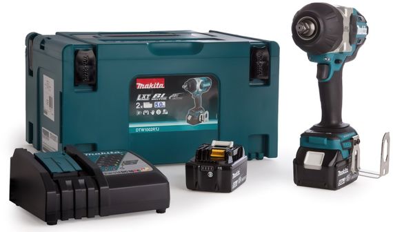 Гайкокрут акумуляторний Makita DTW1002RTJ (1000 Нм, 1/2", LXT) | Зображення 1