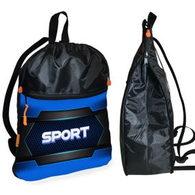 Рюкзак-мішок для взуття, спортивної форми Sport дитяча сумка для змінки з розширювачем (01405)