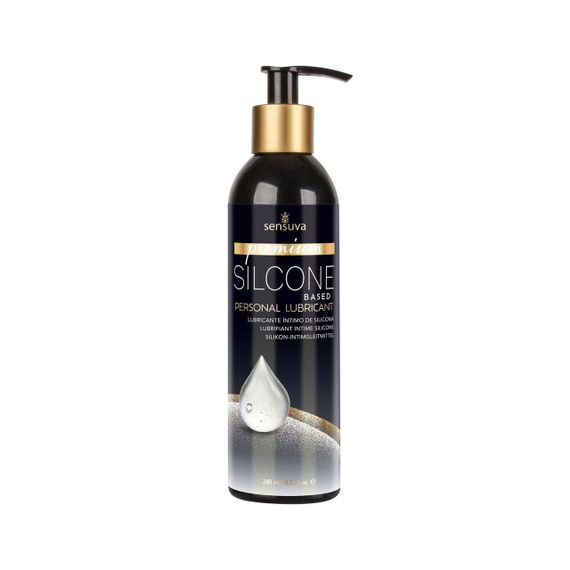 Силиконовая смазка Sensuva Premium Silicone (240 мл), без глицерина, парабенов и ментола Sex Aura