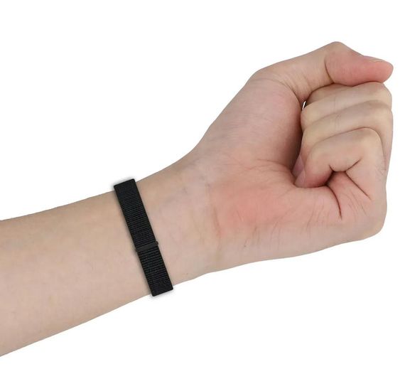 Ремінець нейлоновий Mijobs для фітнес браслета Xiaomi Smart Band 9 Active - Black | Зображення 2