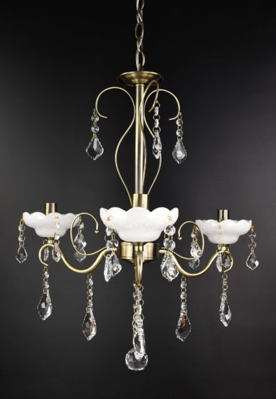 Люстра свічка 25888 Бронза 60-100х50х50 см. | Зображення 2