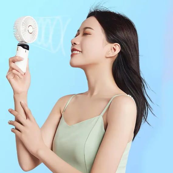 Портативний складний вентилятор / Вентилятор ручний акумуляторний Mini Fan TP-01 | Зображення 1