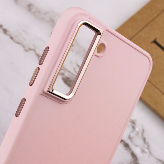 TPU чехол Bonbon Metal Style для Samsung Galaxy S23 Силікон, Рожевий/Light pink | Зображення 4