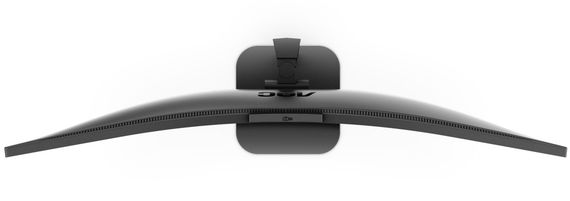TFT 34" AOC CU34V5CW/BK, WQHD, VA, 100Гц, 1 мс, вигнутий, HDMI, DP, USB-C, USB-hub, webcam, колонки