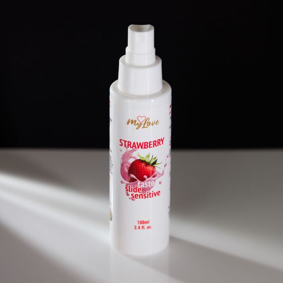 Интимный гель-лубрикант - MyLove Taste Slide Sensitive Strawberry, 100 мл Sex Aura | Зображення 4