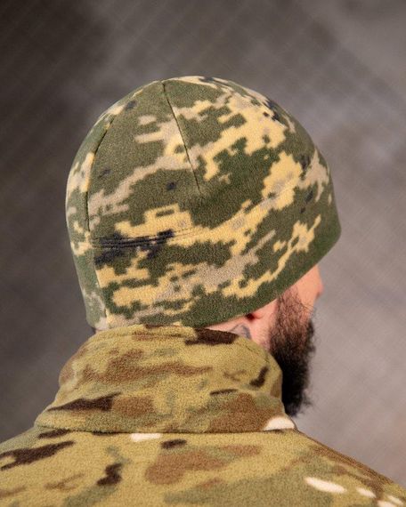 Флісова шапка Герб піксель ВТ7660 | Зображення 2