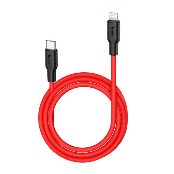 USB Hoco X21 Plus Silicone PD 20W Type-C to Lightning | Зображення 2