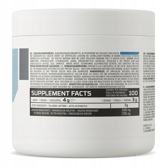 Креатин Ostrovit Creatine 300 g (Lemon) | Зображення 1