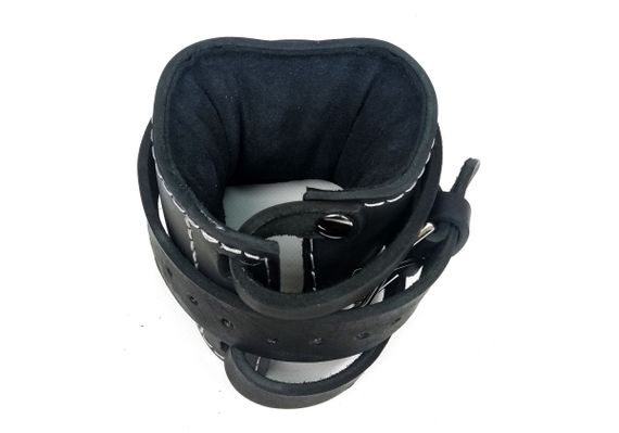 Манжета EasyFit F8 чорна для тяги на тренажері (шкіра) (EF-LGSTR-F8) | Зображення 3