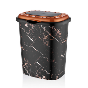 DECOR кошик для білизни 41л (х129 чорний мармур)