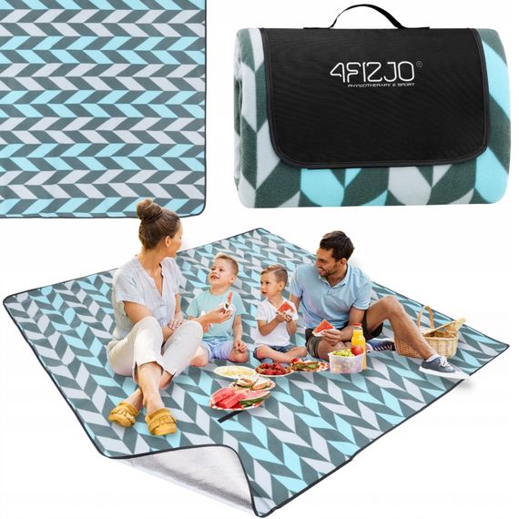 Коврик для пікніка та кемпінгу 4FIZJO 200 x 200 см складний 4FJ0391 (P-5907739317193)