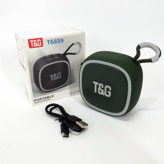 Bluetooth колонка з радіо TG659, Колонка для вечірок на дачі, Акустичні колонки з блютузом OM-89 | Зображення 4