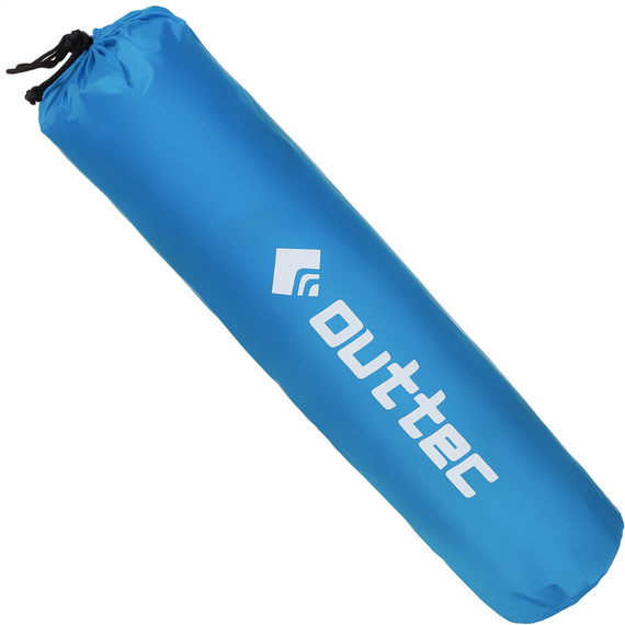 Самонадувающийся коврик Outtec с подушкой голубой | Зображення 5