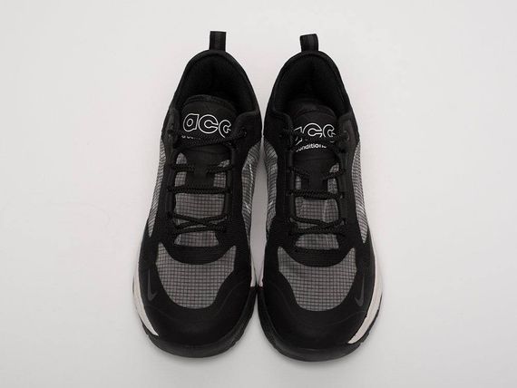 Демісезонні шкіряні кросівки Nike колір чорний / сірий | Зображення 3