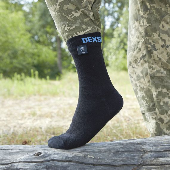 Шкарпетки водонепроникні Dexshell Ultra Thin Socks, р-р М, чорні | Зображення 6