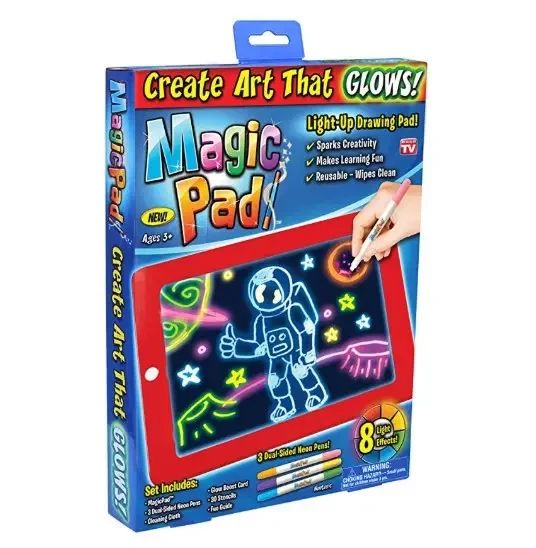 3D планшет для малювання Magic Pad світиться 8 кольорів | Зображення 1