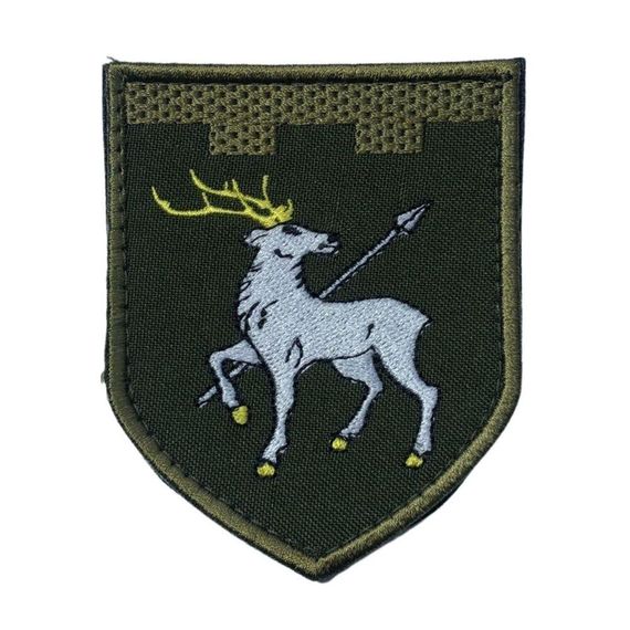 Шеврон IDEIA 86839 Україна 7,3*9  габардин Хакі