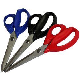 Ножиці кравецькі TAKSUN №9,5 (235мм) пластикова ручка (в асортименті) (6406)