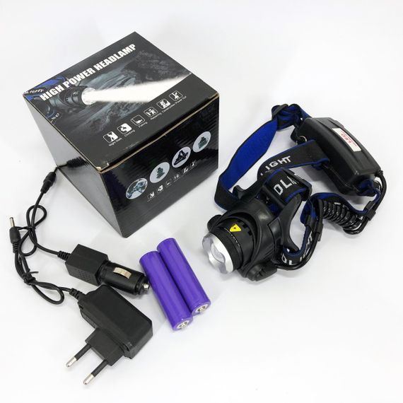 Ліхтар для голови зі світлодіодами PLD-T115-PM30-TG, Водонепроникний ліхтарик, Налобний ліхтар bailong JH-84 | Зображення 8