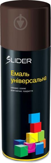 Емаль аерозольна Lider RAL 8017 400 мл темно-коричнева