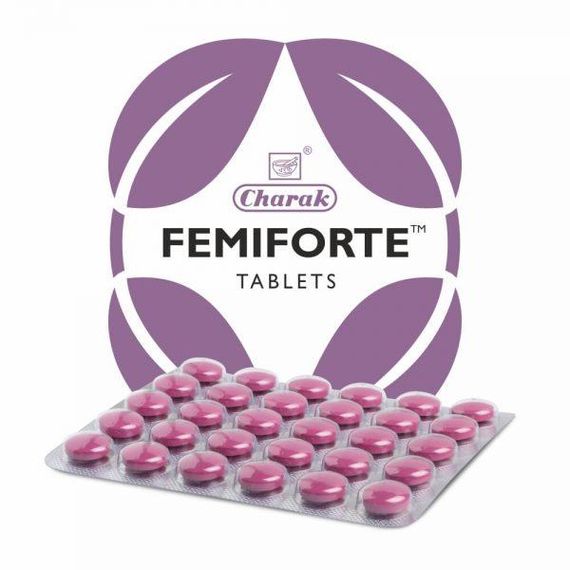 FEMIFORTE Charak, ФЕМИФОРТЕ  Чарак для женского здоровья, борется с лейкореей, противомикробное, 30 таб