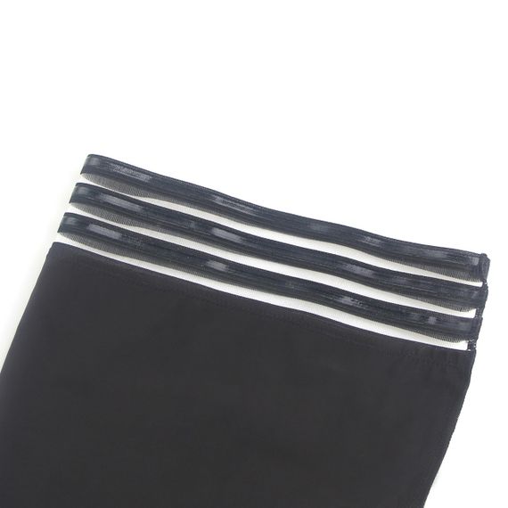 Чулки эластичные Star Night с имитацией кожи, черные, XS-M Sex Aura | Зображення 4