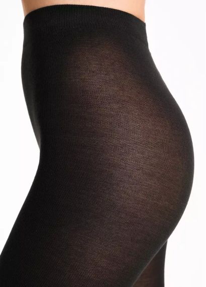 Колготки теплі бавовняні GIULIA LUCKY COTTON 200 den чорний (214120) | Зображення 2