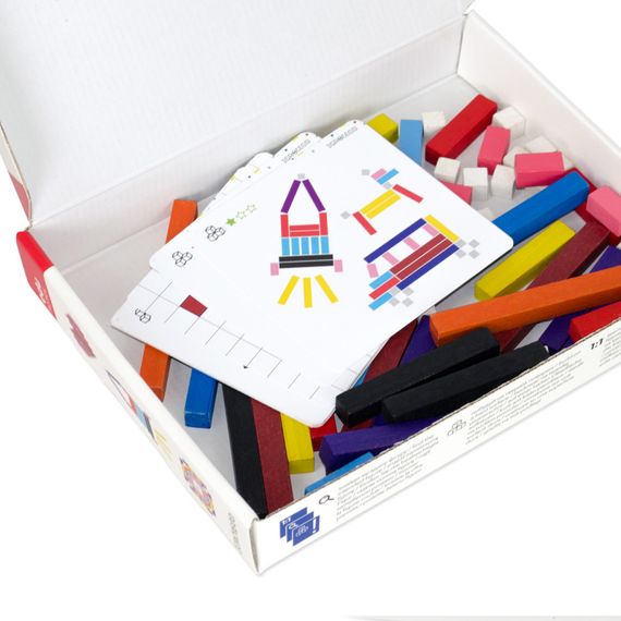 Навчальний набір "Палички для рахунку Кюїзенера" Igroteco 900385, 56 деталей | Зображення 2