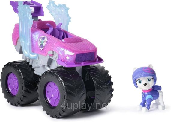 Paw Patrol Rescue Wheels Roxi Рятувальний монстр-трак з водієм Роксі серії Мега колеса Щенячий патруль Оригінал | Зображення 2