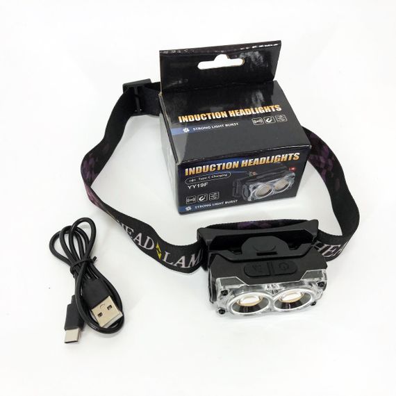 Налобный фонарь с долговременной работой аккумулятора, Налобный фонарь яркий для ночной езды KA-56 | Зображення 1