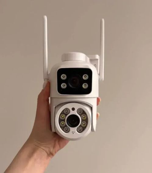 Камера видеонаблюдения 6MP ICESEE поворотная, с двумя объективами A28 | Зображення 3