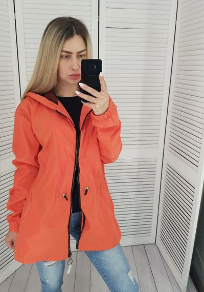 вітровка жіноча помаранчева А101 | Зображення 2