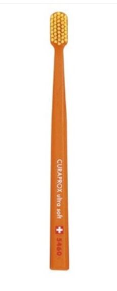 Зубна щітка Curaprox CS 5460 "Ultra Soft", d 0,10 мм. Помаранчевий з жовтим (OY)