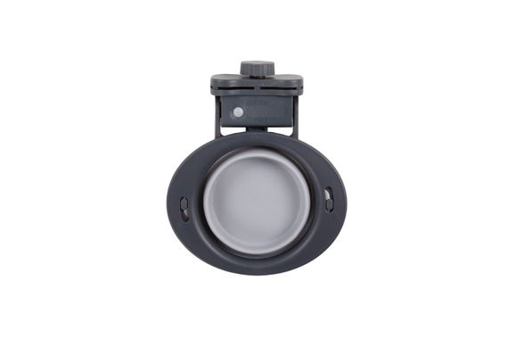 Миска складана з кріпленням на клітину Dexas Collapsible Kennel Bowl, 0.24 л, сіра