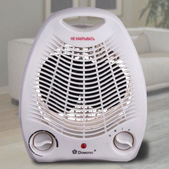 Обігрівач тепловентилятор (дуйка) Domotec MS-5901, Вітродуйка обігрівач, Електрична дуйка, 2 кВт | Зображення 1